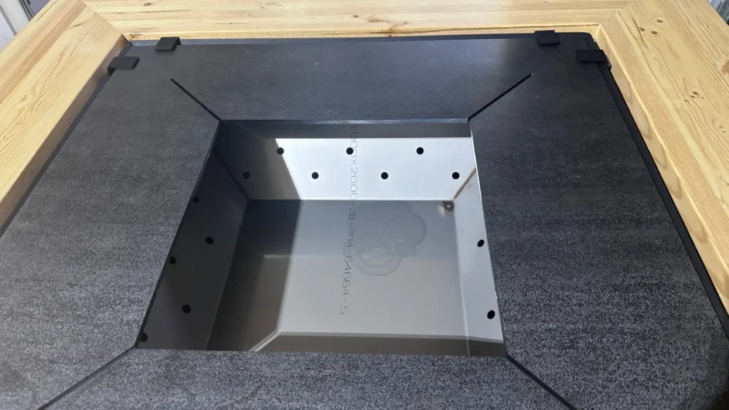 Plita din inox a gratarului BlowVolt