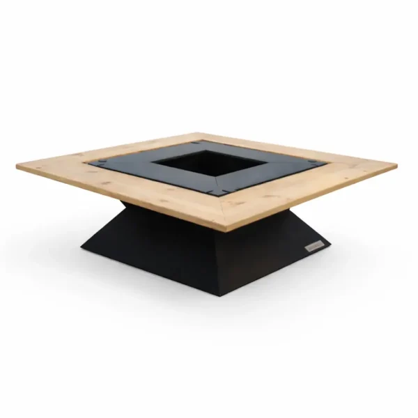 BlowVolt Pyramide grătar cu plită 4 în 1 – masă de grădină, fire pit și grill, fabricat în România